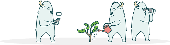 A collection of Nomad buffalo characters